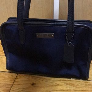 COACH NEW YORK DARK BLUE PURSE